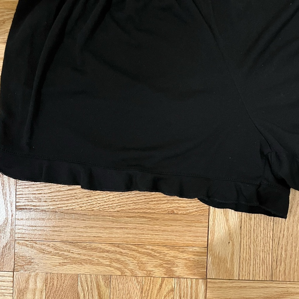 Cotton Black Women's Shorts/Pajamas - Picture 3 of 4